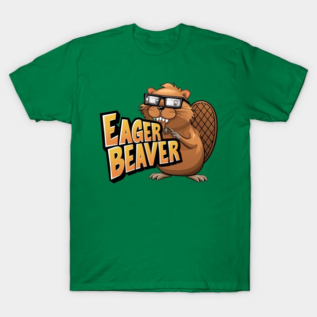 Enthusiastic Eager Beaver T-Shirt by Perspektiva